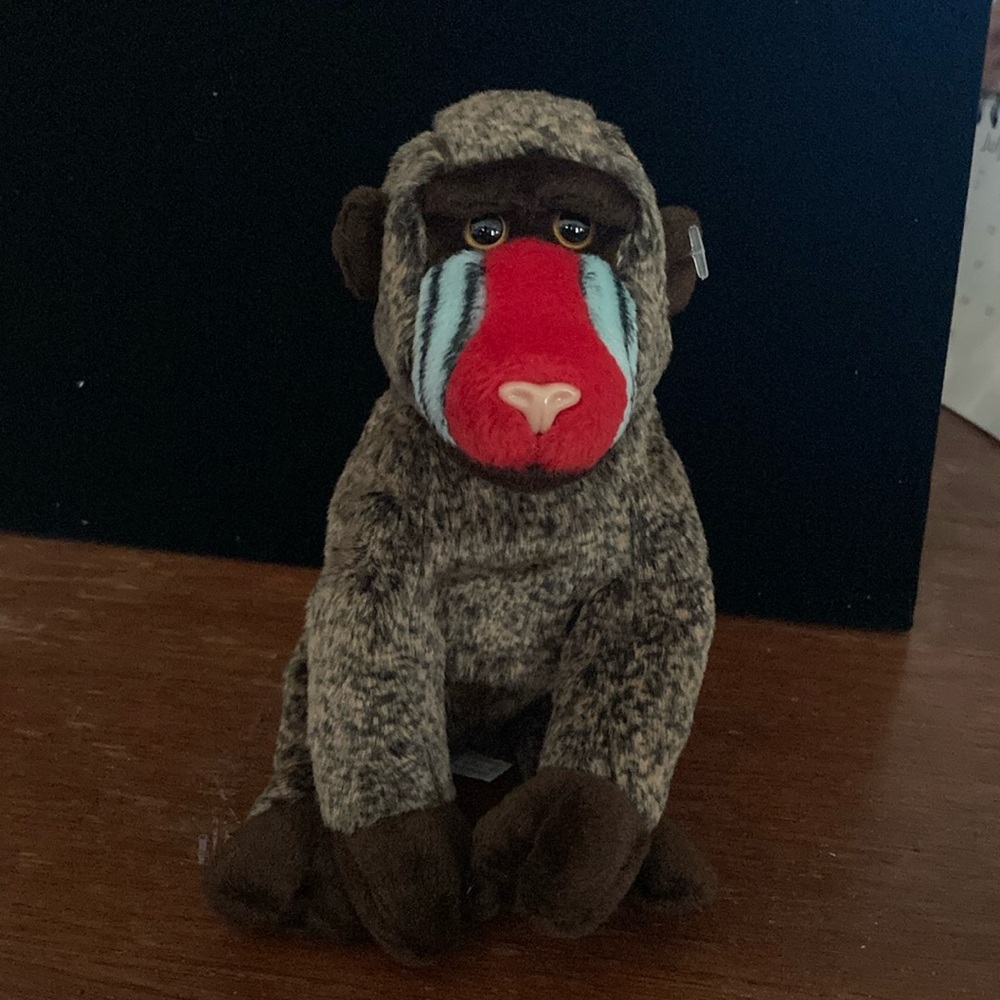 Retired 1999 Cheeks Baboon Ty Beanie Buddy